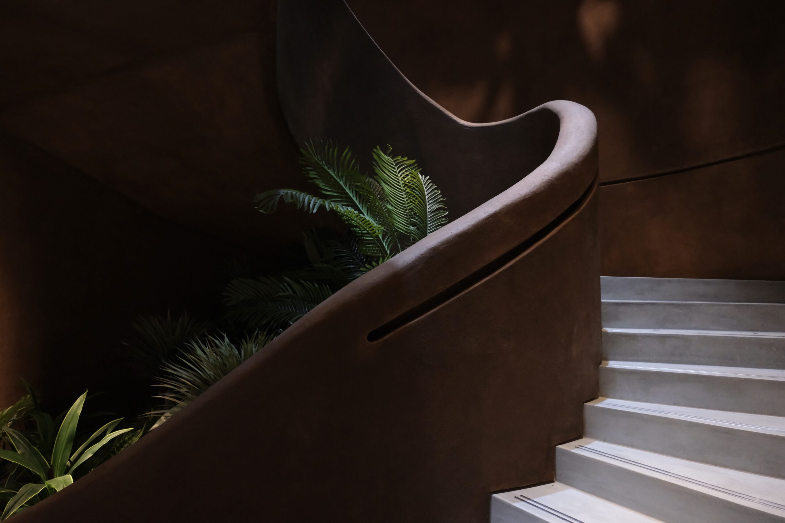 גרם המדרגות הספירלי מבטון יצוק